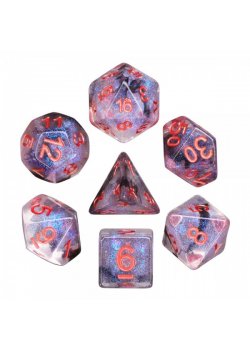 DICE 7-set: Glitter Smoke